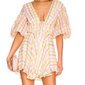 Rue puff sleeve mini dress
